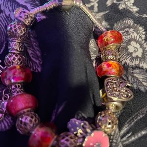 MURANO GLASS & 425 SILVER BRACELET $45